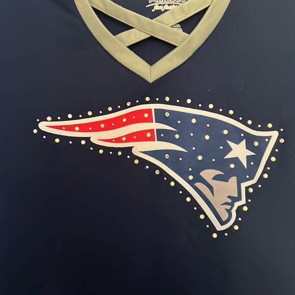 *Bling* Patriots Shirt like new - Picture 3 of 4